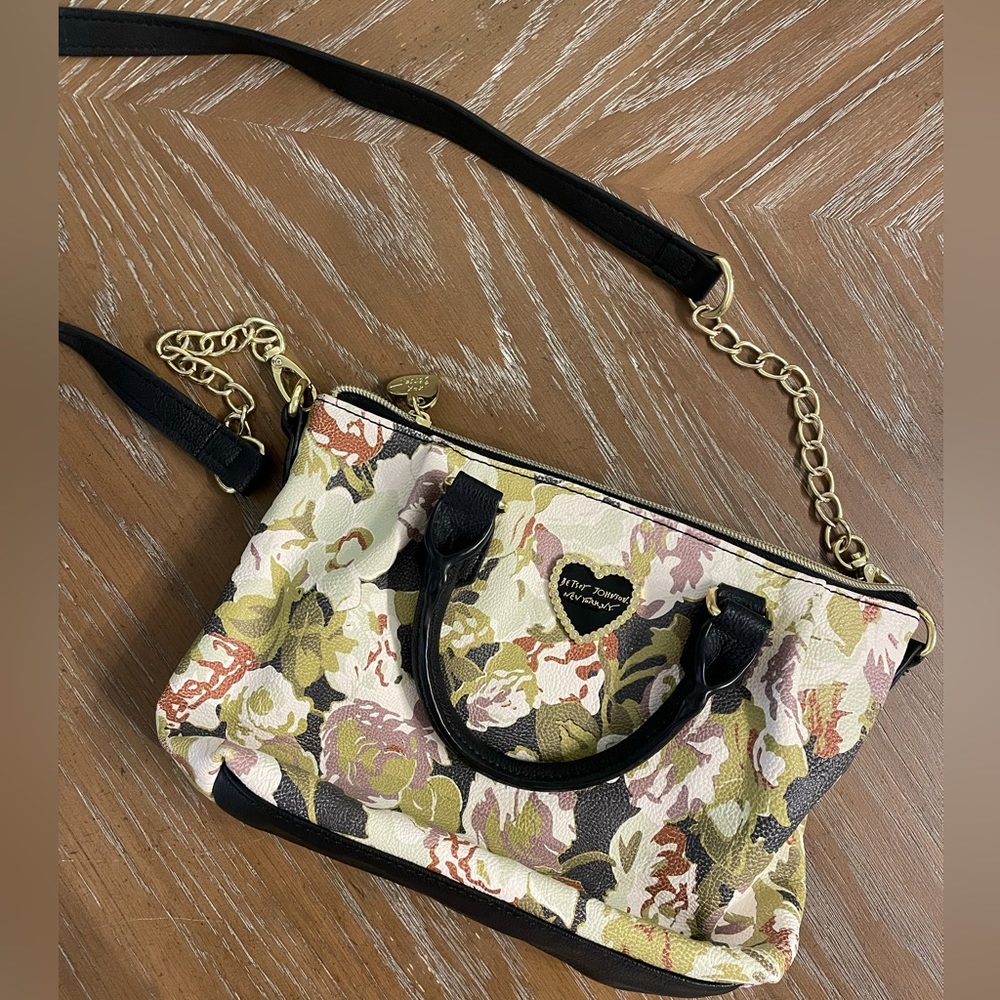 Betsy Johnson floral purse